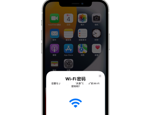 浦江苹果15维修店分享iPhone15如何共享Wi-Fi密码 